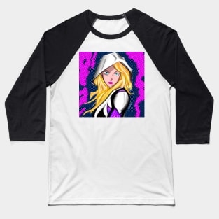 stacy the blonde ghost hero ecopop Baseball T-Shirt